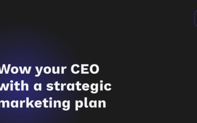 Wow your CEO with a strategic marketing plan