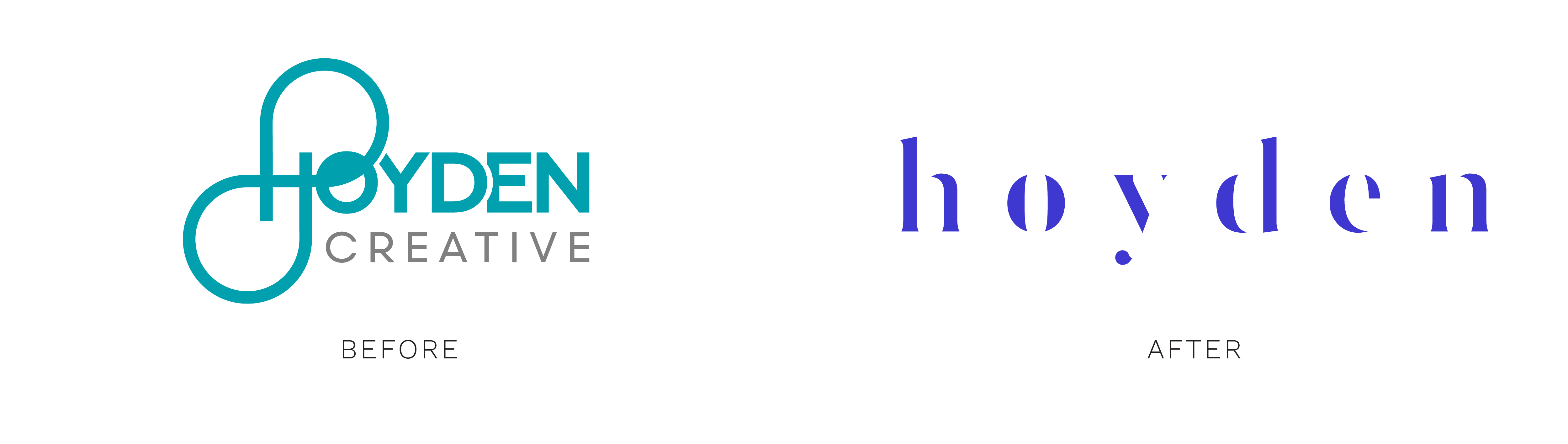 Hoyden Logos | Before and After