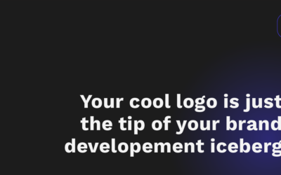 Your cool logo is just the tip of your brand development iceberg