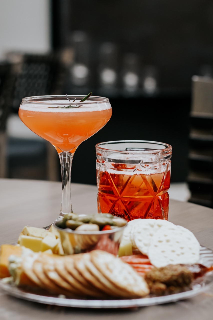Chaloners Gallery Photography Chaloner's Cigar House Drinks and Plate